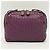 Borsa a tracolla Pochette in pelle viola Bottega Veneta - vista 3
