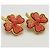 Chanel Clip-On Ohrringe Gold und Rosa - Ansicht 9