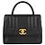 Chanel Vintage Top Handle Vertical Quilt Caviar Jumbo