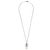 Pendente a goccia CC Chanel in metallo con smalto e vetro