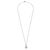Chanel Vintage CC Logo Ketten-Charm-Anhänger versilbert