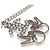 Chanel Vintage CC Logo Ketten-Charm-Anhänger versilbert - Ansicht 3
