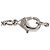 Chanel Vintage CC Logo Ketten-Charm-Anhänger versilbert - Ansicht 5