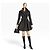 Alaïa Trench coat preto evasê de algodão - vista 3