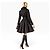 Alaïa Trench coat preto evasê de algodão - vista 5