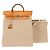 Hermès Hermes Vintage Herbag A Dos Toile and Leather GM