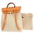 Hermès Hermes Vintage Herbag A Dos Toile and Leather GM - Ansicht 2