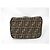 Borsa a tracolla Fendi Mamma Baguette in tela Zucca Medium - vista 3