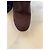 Fendi braune Wildleder-Keilabsatzstiefel mit FF-Pelzbesatz - Ansicht 6