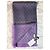 Sciarpa Gucci GG Supreme in lana viola e grigia - vista 3