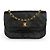Chanel Double Flap Pelle Nera Matelassé