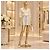 Dior Mini-falda Jacquard Oblique Beige - vista 6