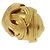 Chanel Vintage CC Logo Oval Clip on Gold Plated - vista 4