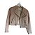 Maje rosa Lederjacke