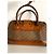 Dior Lady Dior Monogram borsa a mano in tela e pelle marrone - vista 6
