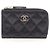 Timeless Portamonete Chanel in pelle nera