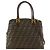 Bolsa 2-Way Fendi Zucca castanha de pele e tela
