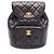 Chanel Matelassé Rucksack mit Kette und Drehverschluss