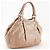 Borsa Gucci Sukey in pelle beige metallizzato - vista 3