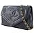 Chanel Schultertasche aus Lammleder in Navy - Ansicht 2
