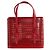 Alaïa Sac porté épaule Mina rouge - vue 3