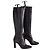Stivali Gianvito Rossi in pelle nera - vista 3