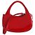 Mini bolso Coperni rojo de cuero
