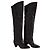 Stivali western Isabel Marant in pelle nera - vista 3