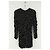 Autre Marque Saint Laurent Kleid aus schwarzer Seide - Ansicht 3
