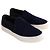 Mocassini Céline in pelle blu navy - vista 3