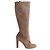 Botas Christian Louboutin de gamuza marrón