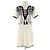 Vestido de algodão branco Zadig & Voltaire