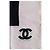 Foulard Chanel in seta nero - vista 2