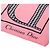 Lenço de seda com estampado gráfico rosa Christian Dior - vista 3