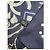 Foulard Chanel blu navy - vista 5