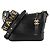 CHANEL - Borsa a tracolla Gabrielle mini Chanel in pelle embossed coccodrillo nero
