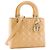 DIOR - Bolso de mano Lady Dior Medium en piel cannage charol amarillo - vista 2