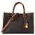 Céline CELINE - Borsa Celine Cabas Horizontal in tela rivestita Triomphe marrone