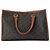 Céline CELINE - Borsa Celine Cabas Horizontal in tela rivestita Triomphe marrone - vista 3