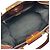 Michael Kors Collection Borsa Satchel Lexi Large in pelle bordeaux - vista 11