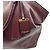 Michael Kors Collection Borsa Satchel Lexi Large in pelle bordeaux - vista 5