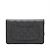 Timeless Chanel WOC em couro Caviar acolchoado com aba Crossbody Black - vista 2
