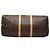 Borsa da viaggio Louis Vuitton Monogram Keepall Bandouliere 60 Marrone - vista 3