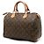 Borsa Boston Louis Vuitton Monogram Speedy 30 Marrone - vista 2