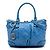 Borsa Satchel Gucci Guccissima Sukey Blu
