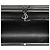 Autre Marque Borsa Box Opium monocromatica con monogramma Saint Laurent in pelle di agnello e acrilico costoluto con frange, nera - vista 4