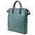 Borsa Satchel Louis Vuitton Damier Couleurs Mobil Piment Blu - vista 2