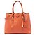 Borsa Prada Medium Saffiano Cuir con Doppio Manico Arancione