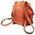 Sac à dos Chanel Paris Cuba Chevron Canvas Twist Drawstring Orange - vue 2