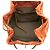 Sac à dos Chanel Paris Cuba Chevron Canvas Twist Drawstring Orange - vue 4